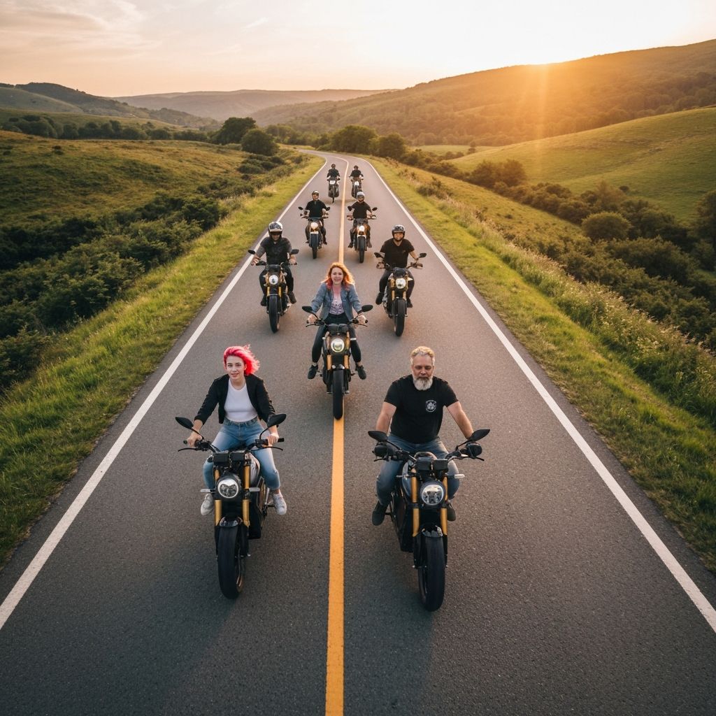 Group ride with Star Bikes crew